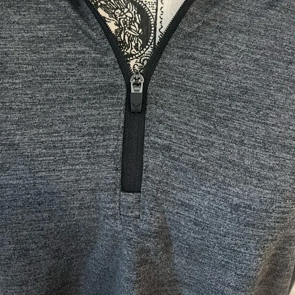 Callaway Gray Half Zip Pullover Long Sleeve - Picture 5 of 6